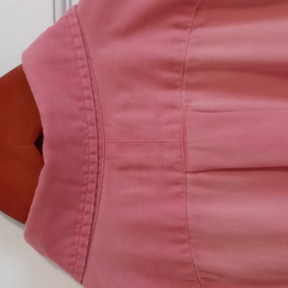 🌞VTG Ralph Lauren🌞 - Men's Coral/Salmon Distressed Blaire S/S Button Down - Picture 9 of 12